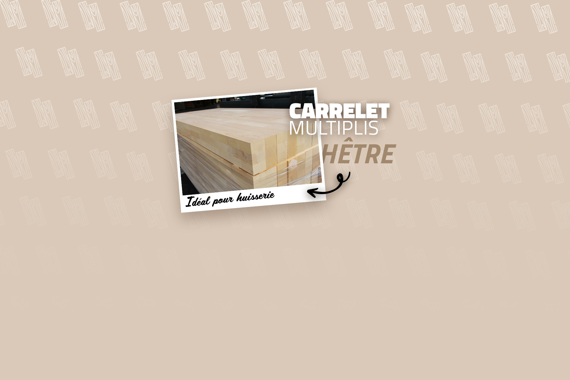 Carrelet multiplis hetre abouté CICA bois